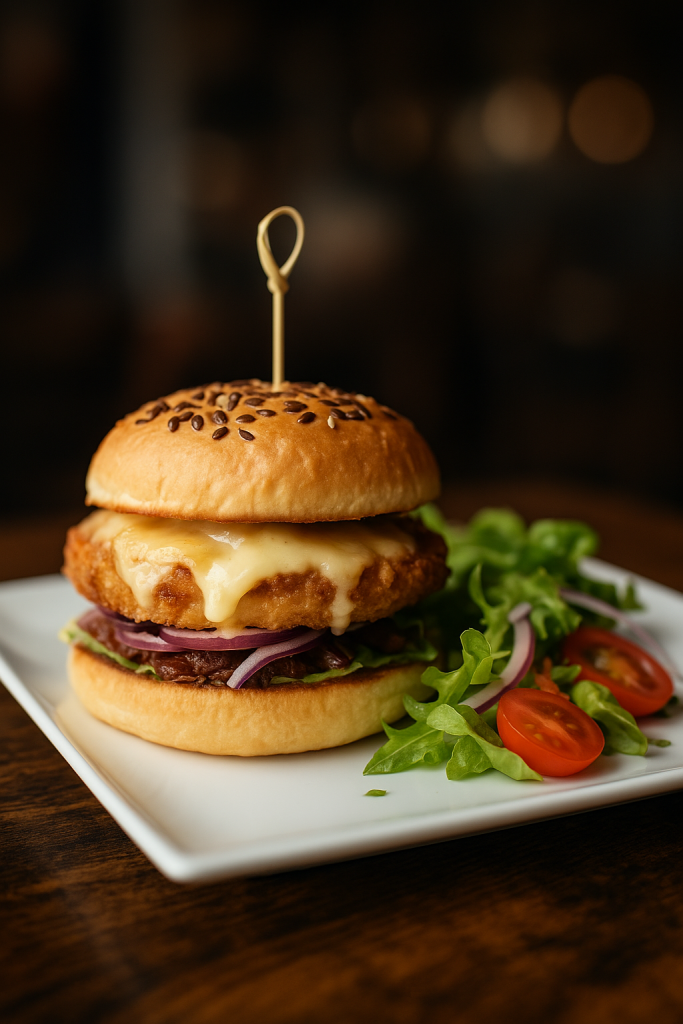 Burger gourmand maison